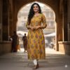 Yellow designer kurti product photo
